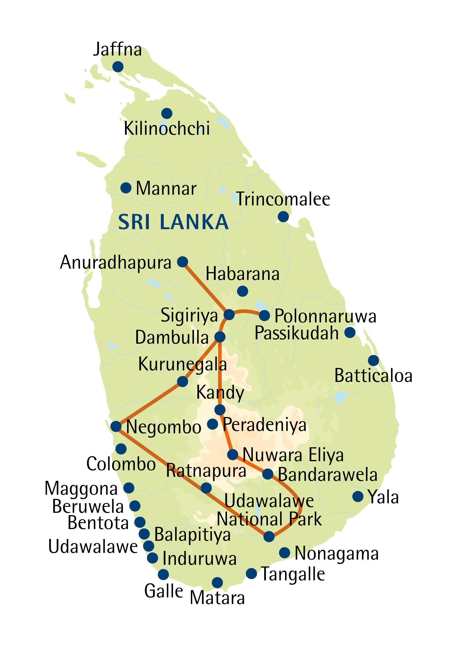 Sri Lanka Rundreise (Privat) Die Höhepunkte Sri Lankas - Asienreisen